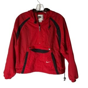 Nike Vintage Jacket Pullover Hooded Cropped Windbreaker